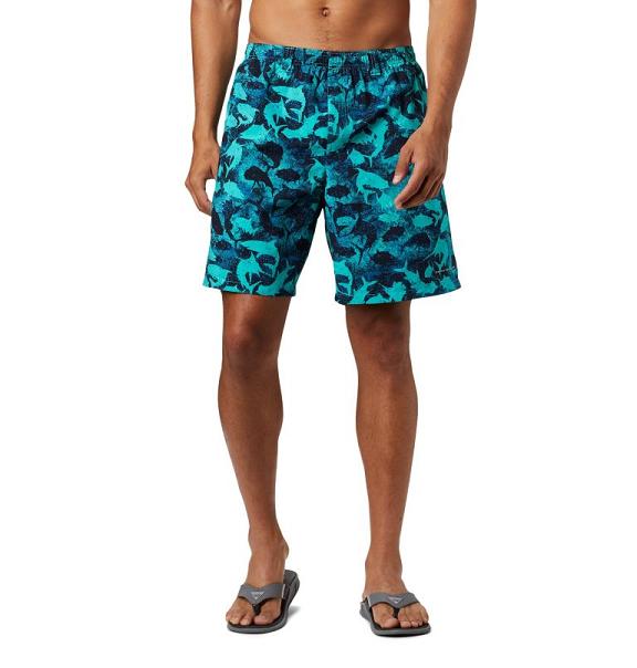 Columbia PFG Super Backcast Shorts Blue For Men's NZ67259 New Zealand